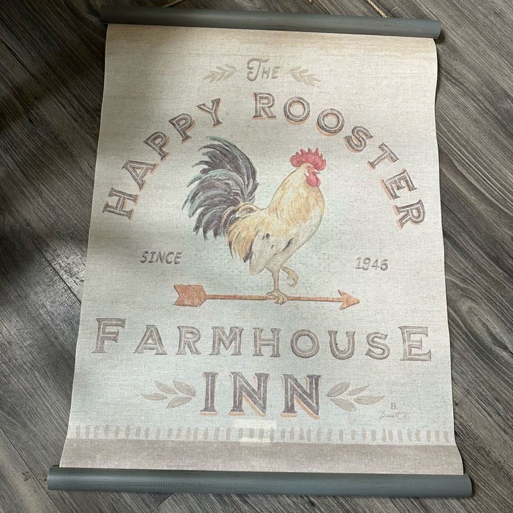 Rooster Farmhouse Inn Wall Decor